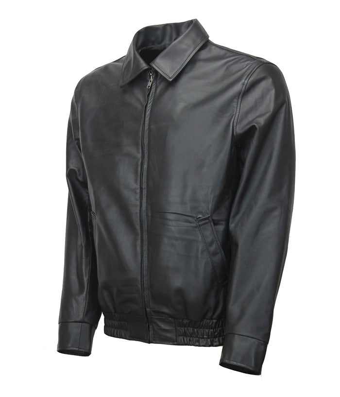 Tony Soprano The Sopranos Black Leather Jacket Celebrity Outfits
