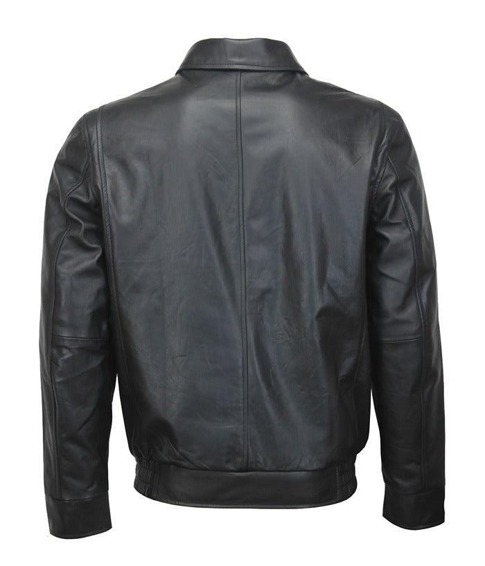 Tony Soprano The Sopranos Black Leather Jacket Thanksgiving Sale