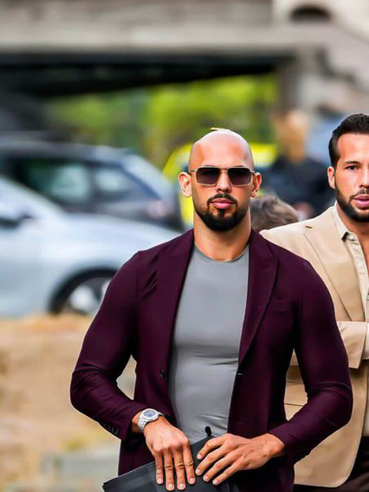 Top G Cobra Andrew Tate Maroon Classic Blazer
