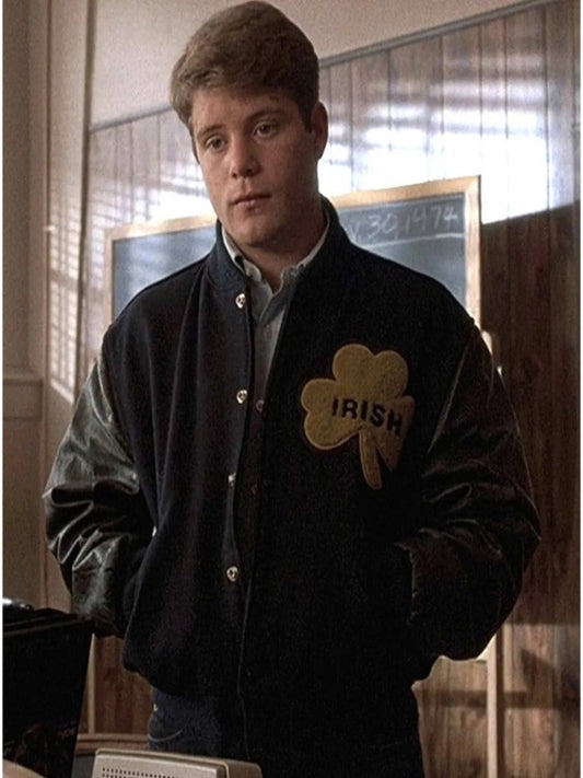 University Of Notre Dame Irish Rudy Bomber Varsity Jacket Sale UK USA Free Shipping