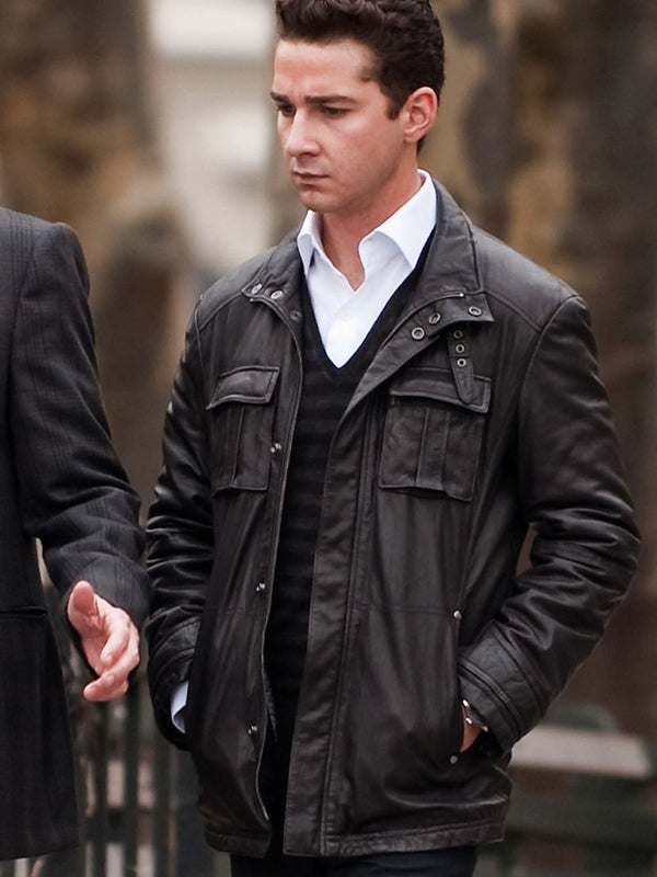 Wall Street Money Never Sleeps Shia LaBeouf Leather Jacket Buy Now