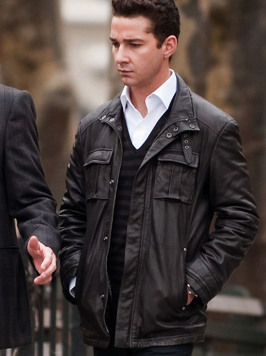 Wall Street Money Never Sleeps Shia LaBeouf Leather Jacket Buy Now