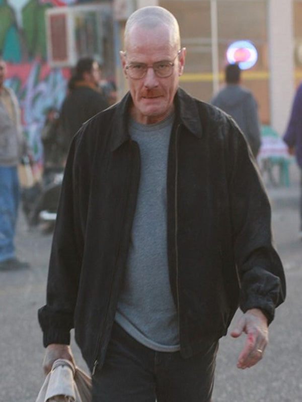 Walter White The Breaking Bad Black Cotton Jacket Winter Sale