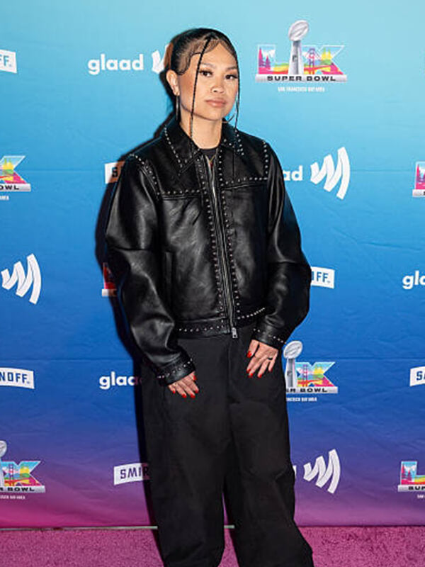 A Night Of Pride Ruby Ibarra Black Leather Jacket