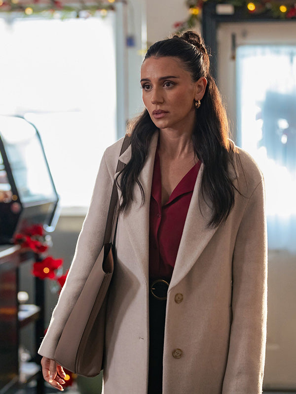 Alicia Josipovic Christmas in Midnight Clear 2025 Wool Coat