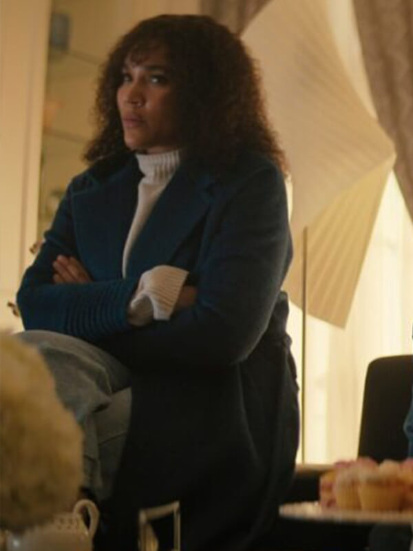 Allison Hargreeves The Umbrella Academy Blue Wool Coat