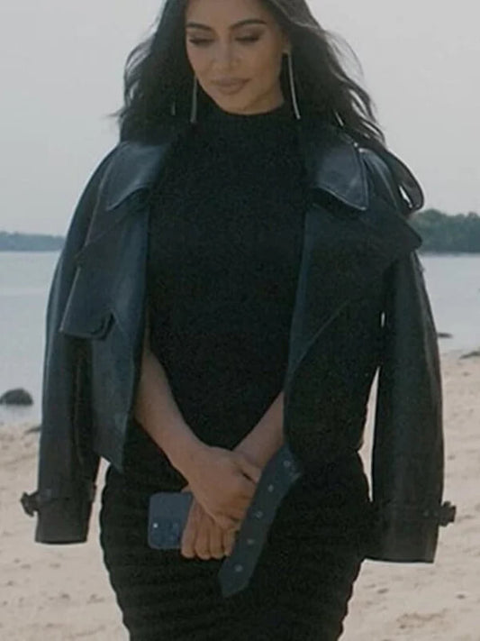 American Horror Story S12 Kim Kardashian Leather Jacket