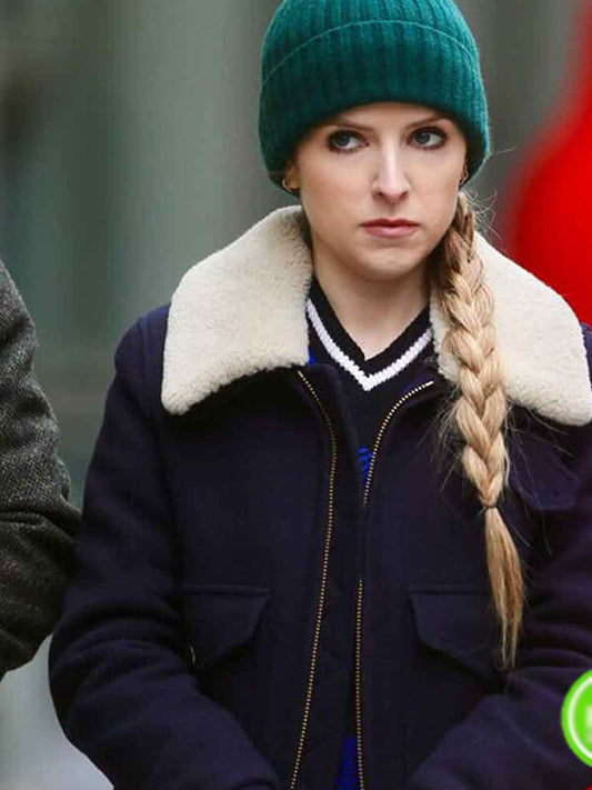 Anna Kendrick Love Life Black Wool Jacket