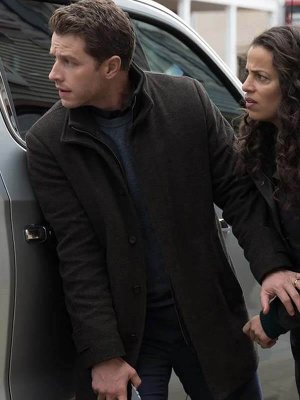 Ben Stone Manifest Black Wool Coat