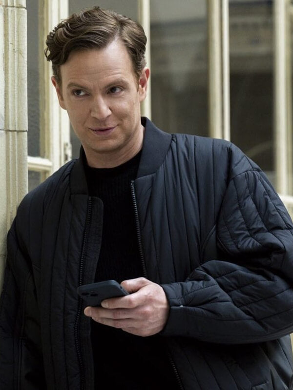 Bill Goodman CIA 2026 Black Bomber Jacket