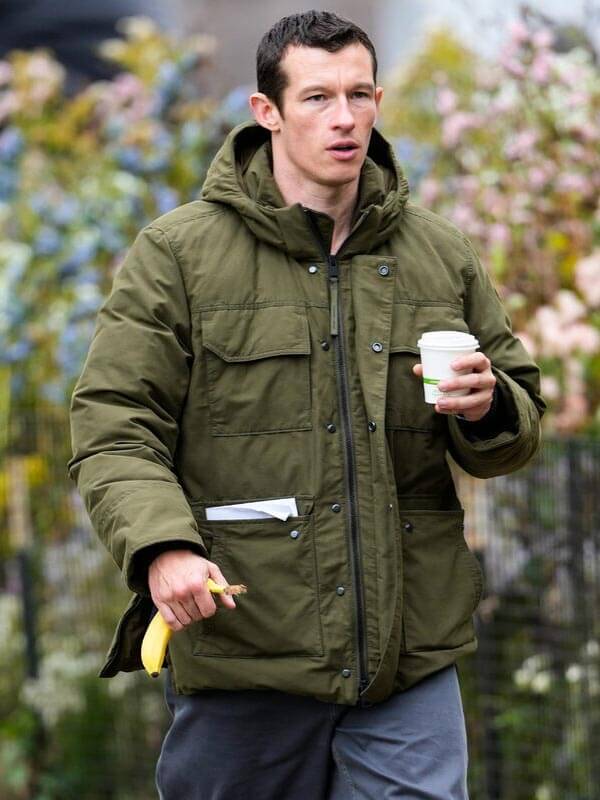 Callum Turner One Night Only 2026 Green Puffer Jacket