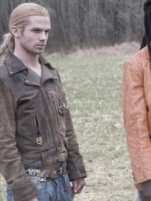 Cam Gigandet Twilight James Distressed Leather Jacket
