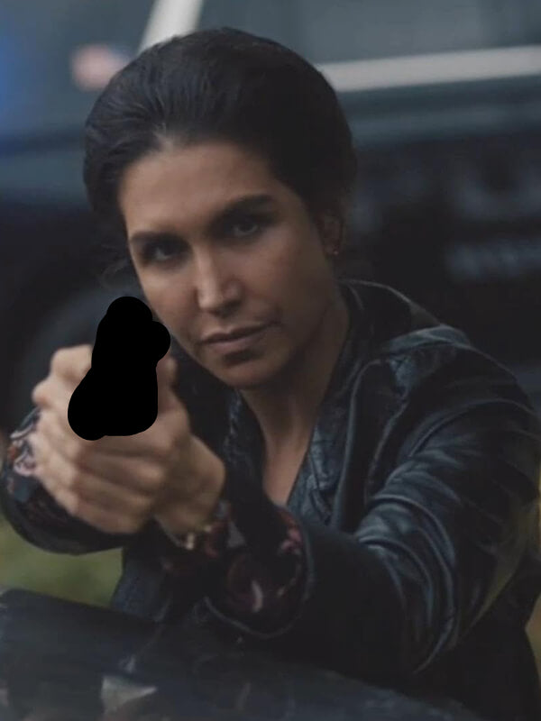 Cecile Cubilo Neighborhood Watch 2025 Leather Jacket