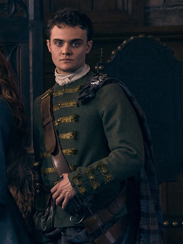 Colum MacKenzie Outlander: Blood of My Blood S01 Green Jacket