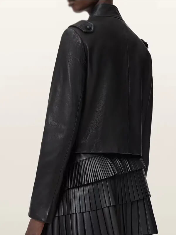 Coven Academy S01 Briar Black Leather Jacket