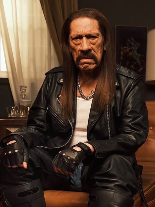 Danny Trejo Campaign 2026 Biker Leather Jacket