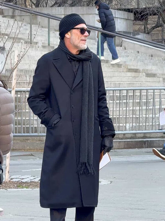 Dead City 2026 Jeffrey Dean Morgan Wool Coat