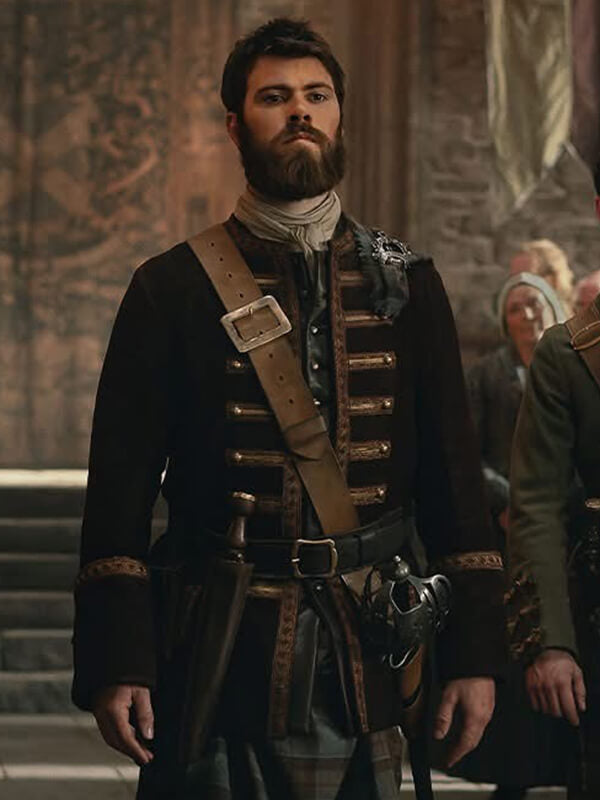 Dougal MacKenzie Outlander: Blood of My Blood S01 Brown Jacket