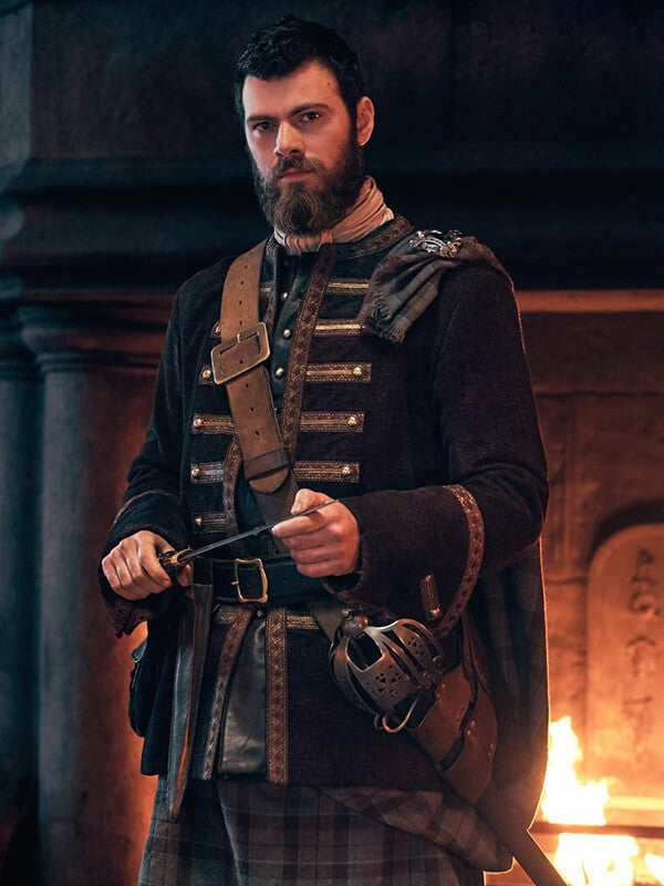 Dougal MacKenzie Outlander: Blood of My Blood S01 Brown Jacket