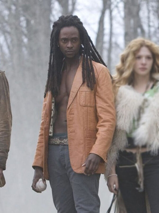 Edi Gathegi Twilight Laurent Orange Leather Jacket