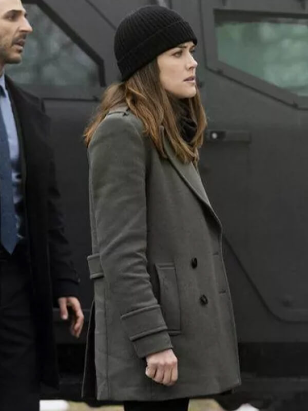 Elizabeth Keen The Blacklist Gray Wool Coat