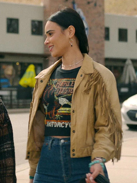 Ellie Estevez Ransom Canyon S01 Suede Fringe Jacket