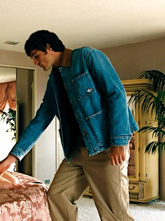 Euphoria S03 Nate Jacobs Blue Denim Jacket