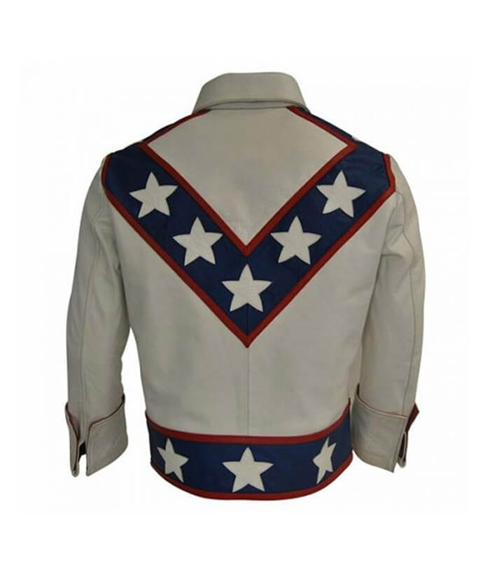 Evel Knievel Daredevil Biker Vintage Leather Jacket
