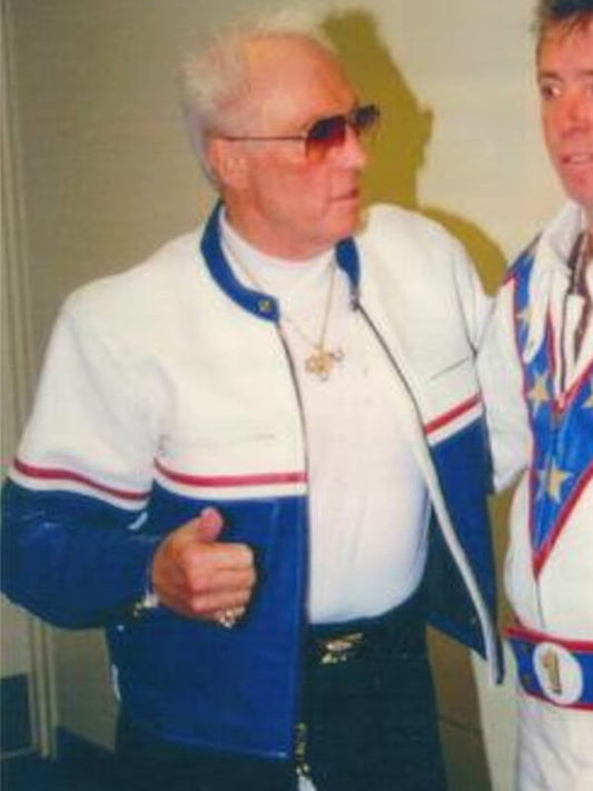 Evel Knievel Motorcycle Daredevil Leather Jacket
