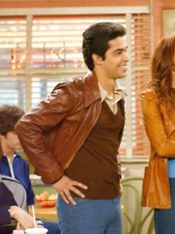 Fez That '70s Show Brown Leather Jacket