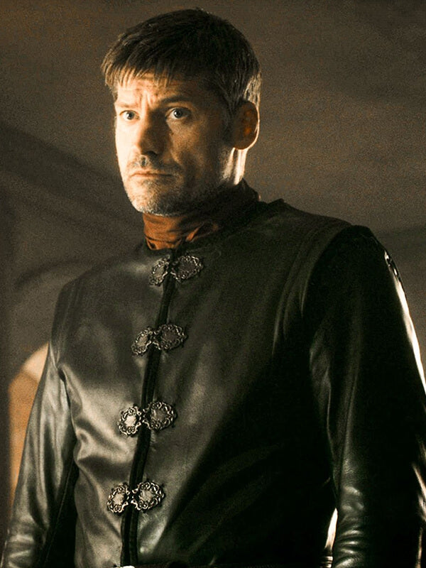 Game of Thrones S07 Jaime Lannister Black Leather Jacket
