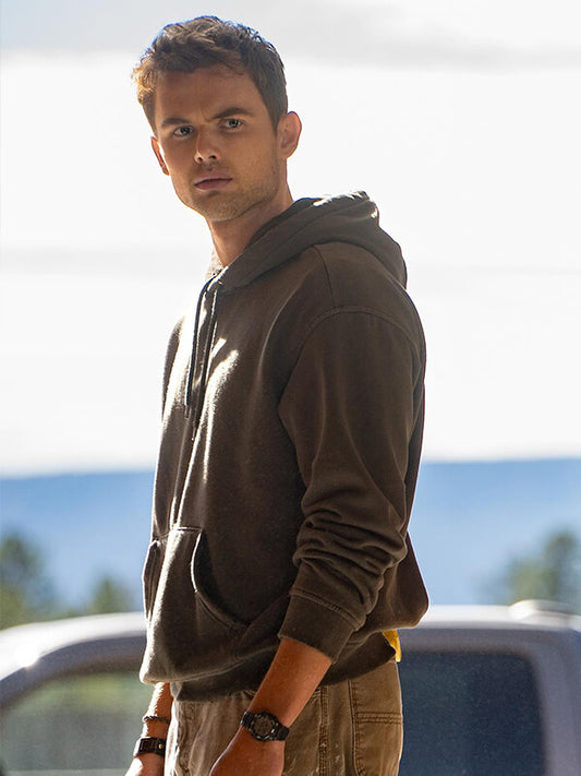 Garrett Wareing Ransom Canyon S02 Brown Hooded Jacket