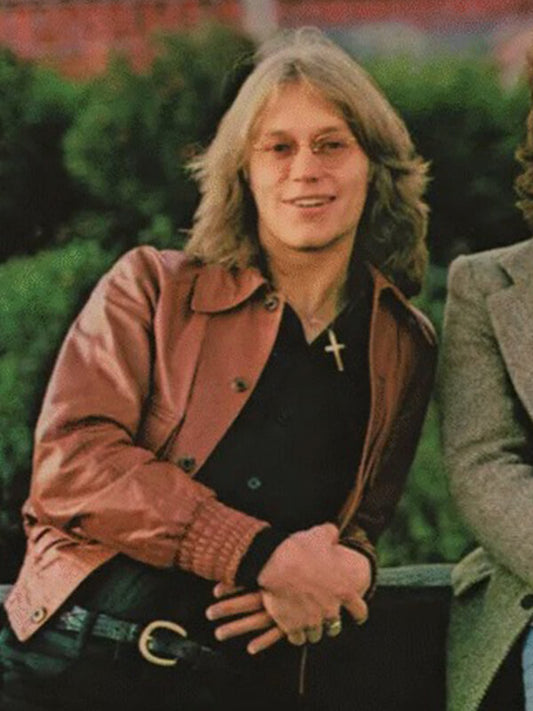 Gerry Beckley Classic Brown Leather Jacket