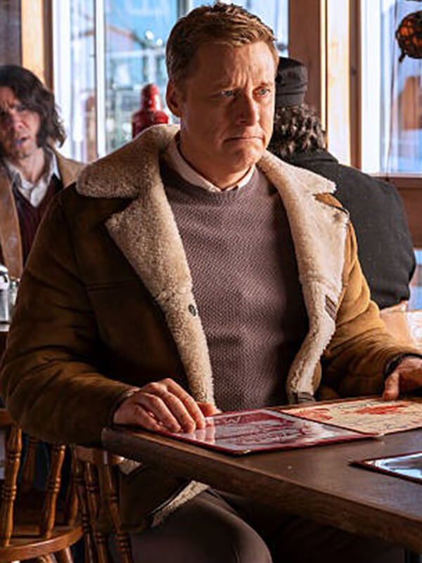 Harry Vanderspeigle Resident Alien S04 Shearling Jacket