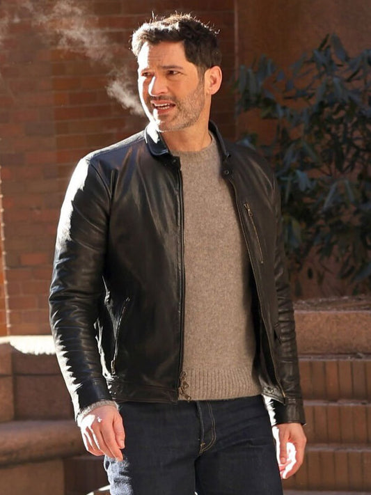 Hart Hoxton CIA 2026 Black Leather Jacket