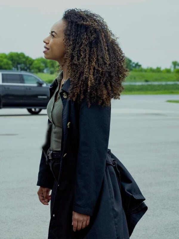 I Will Find You S01 Sarah Greer Black Coat