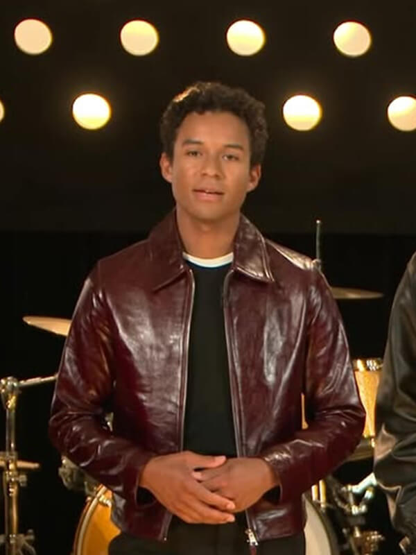 Jaafar Jackson Michael 2026 Premiere Leather jacket