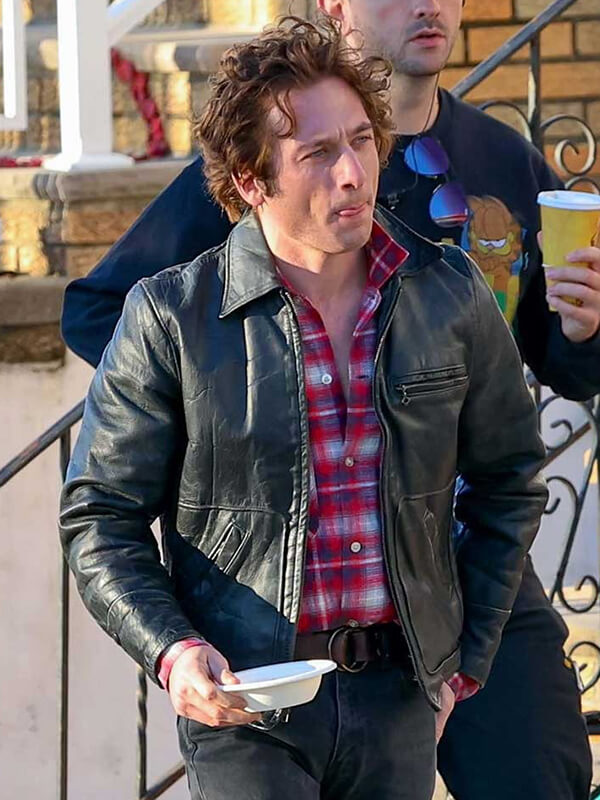 Jeremy Allen White Springsteen 2025 Black Jacket