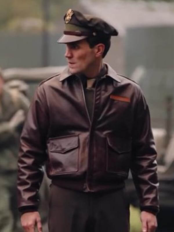 Jimmy 2026 James Stewart Military Leather Jacket
