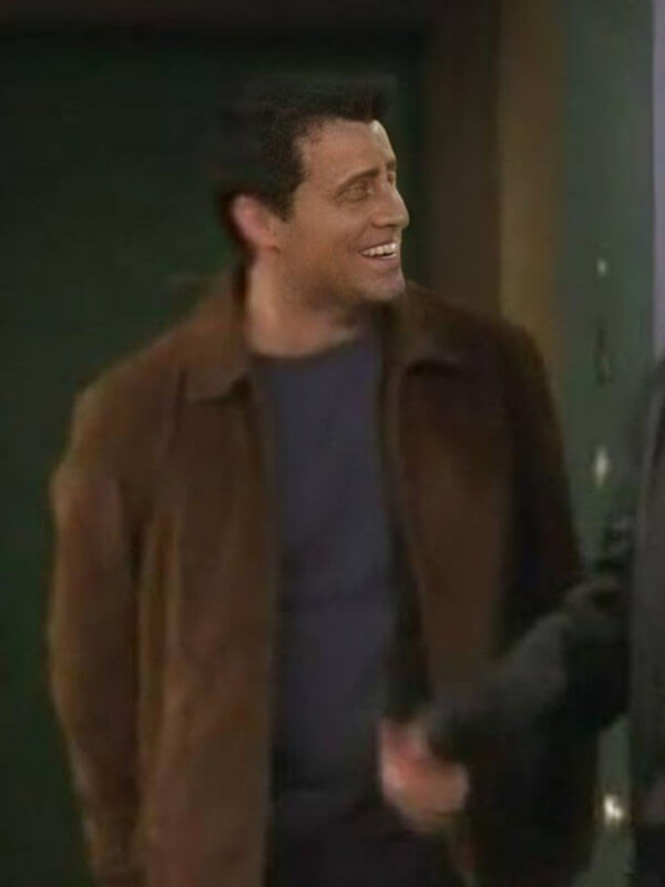 Joey Tribbiani Friends Matt LeBlanc Suede Jacket