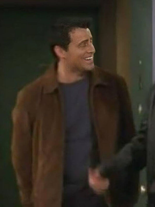 Joey Tribbiani Friends Matt LeBlanc Suede Jacket