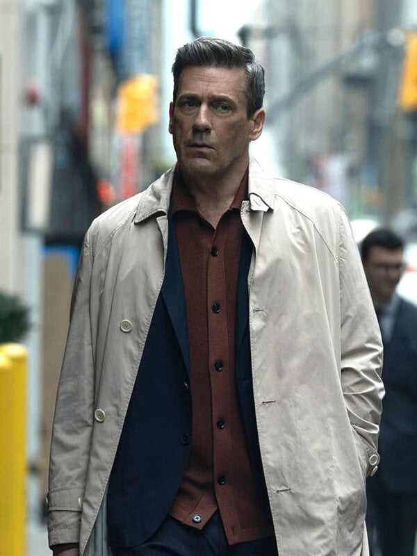 Jon Hamm Your Friends & Neighbors Cotton Coat