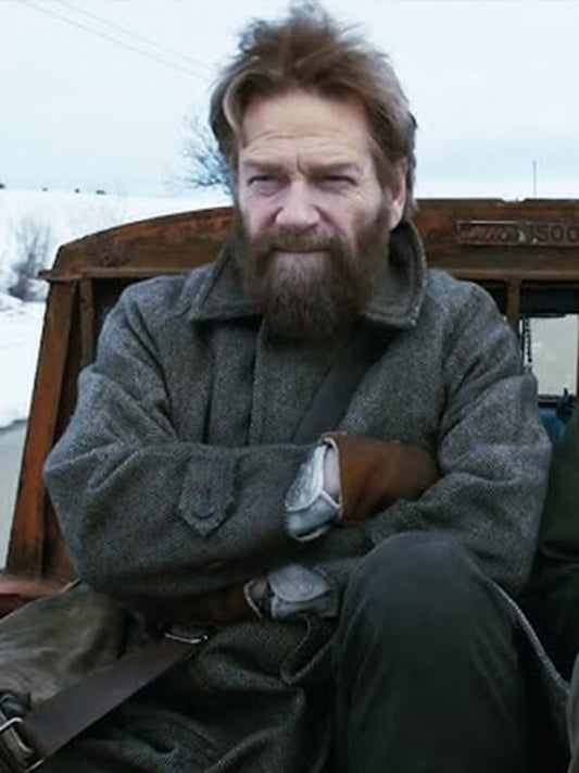 Kenneth Branagh Mayday 2026 Gray Wool Coat