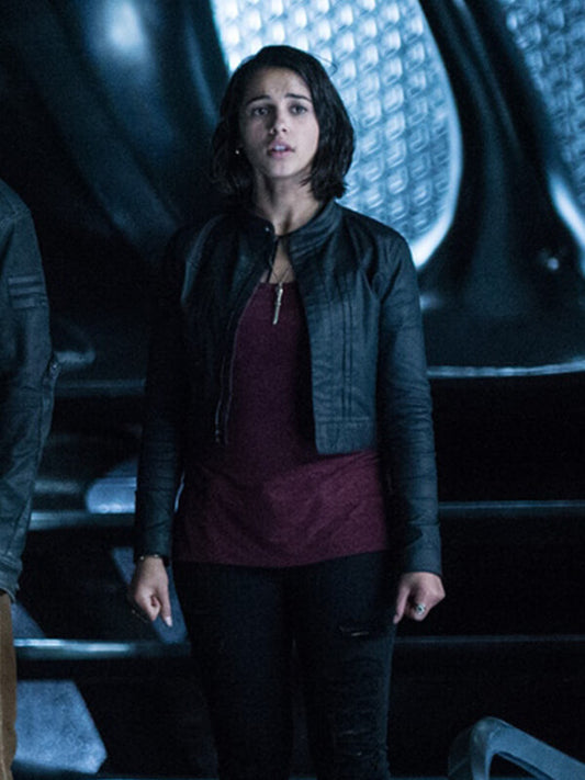 Kimberly Hart Power Rangers Black Leather Jacket