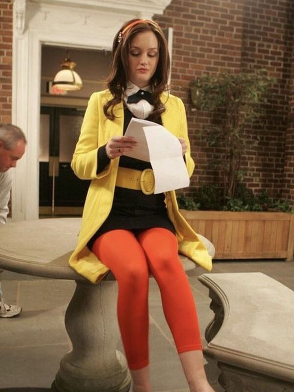 Leighton Meester Gossip Girl Blair Waldorf Wool Coat
