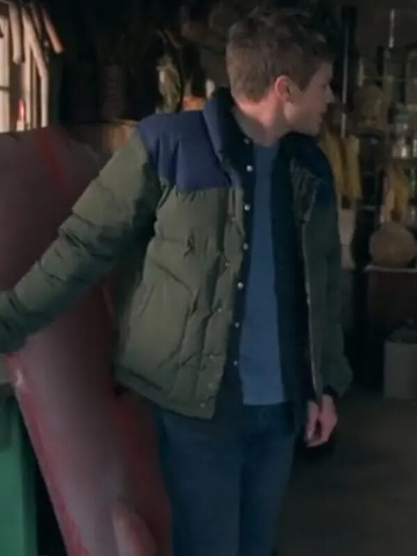 Locke & Key S02 Tyler Locke Green Puffer Jacket