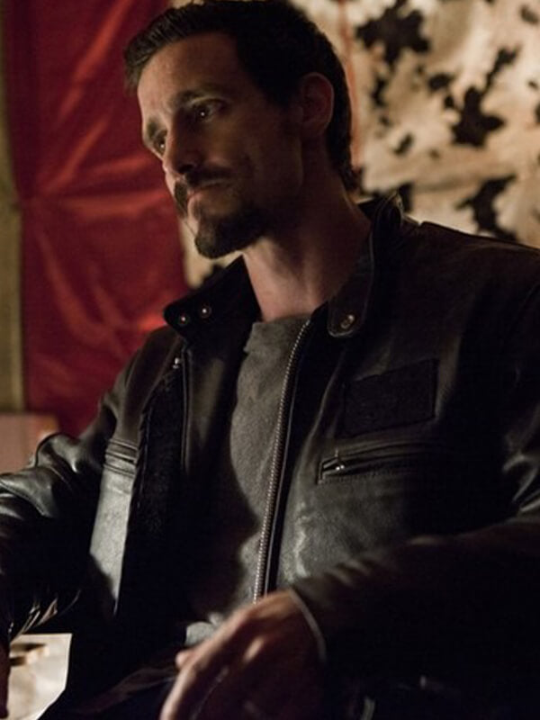 Low Winter Sun James Ransone Black Leather Jacket