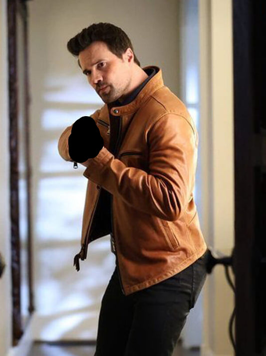 Mark Trent Found S02 Brown Leather Jacket