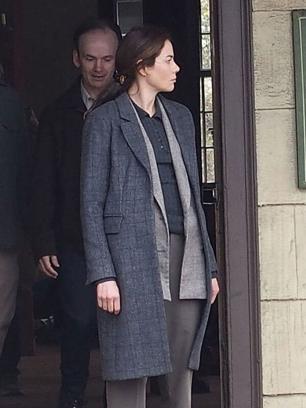 Michelle Monaghan The Whisper Man Wool Coat