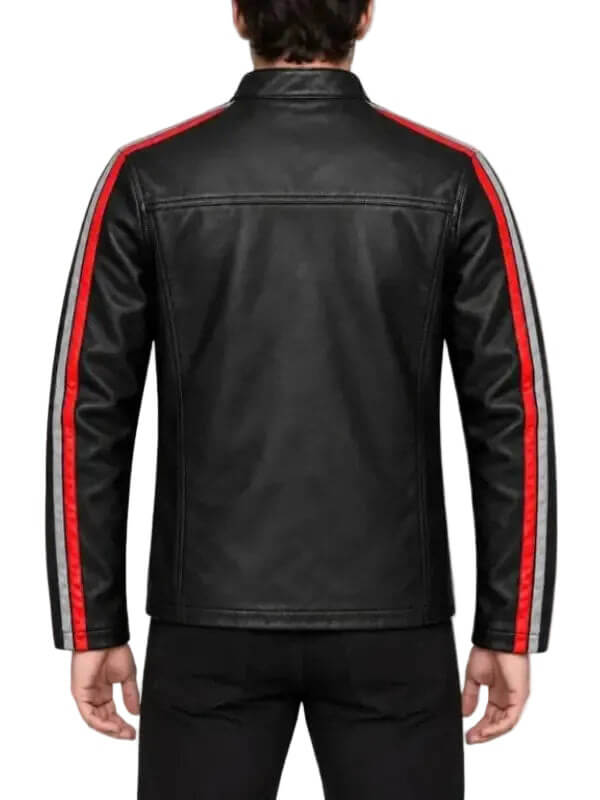 Mike Walden Tulsa King S04 Biker Leather Jacket
